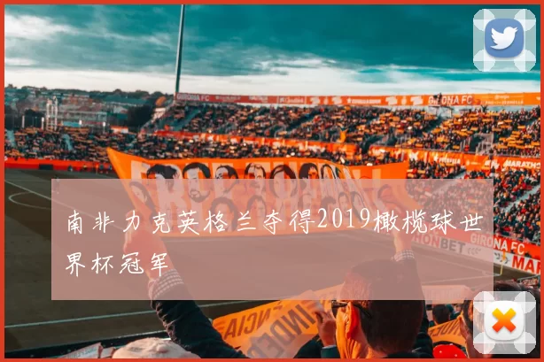 南非力克英格兰夺得2019橄榄球世界杯冠军