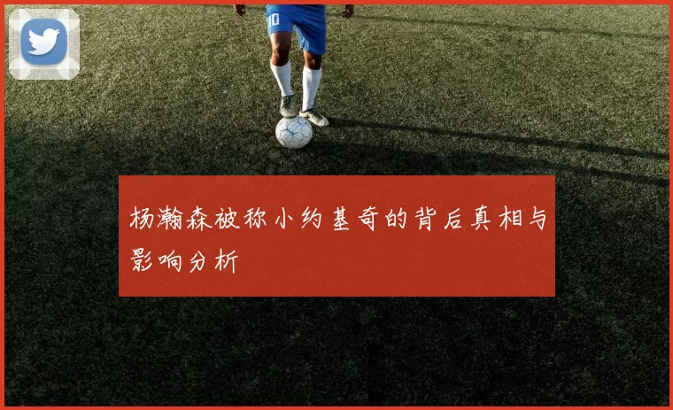 杨瀚森被称小约基奇的背后真相与影响分析