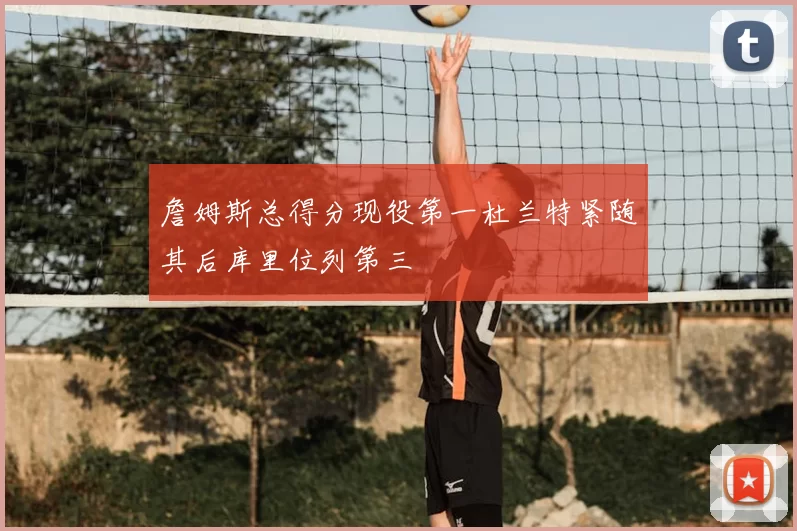 詹姆斯总得分现役第一杜兰特紧随其后库里位列第三