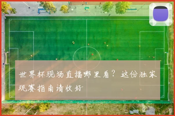 世界杯现场直播哪里看?这份独家观赛指南请收好